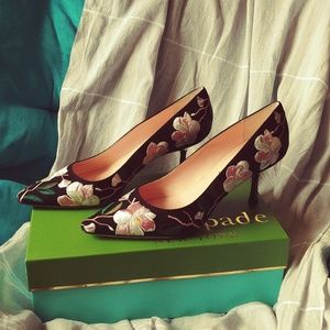 Floral Kate Spade Heels